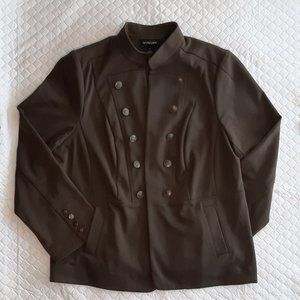 Lane Bryant Olive Green Military Jacket size 18